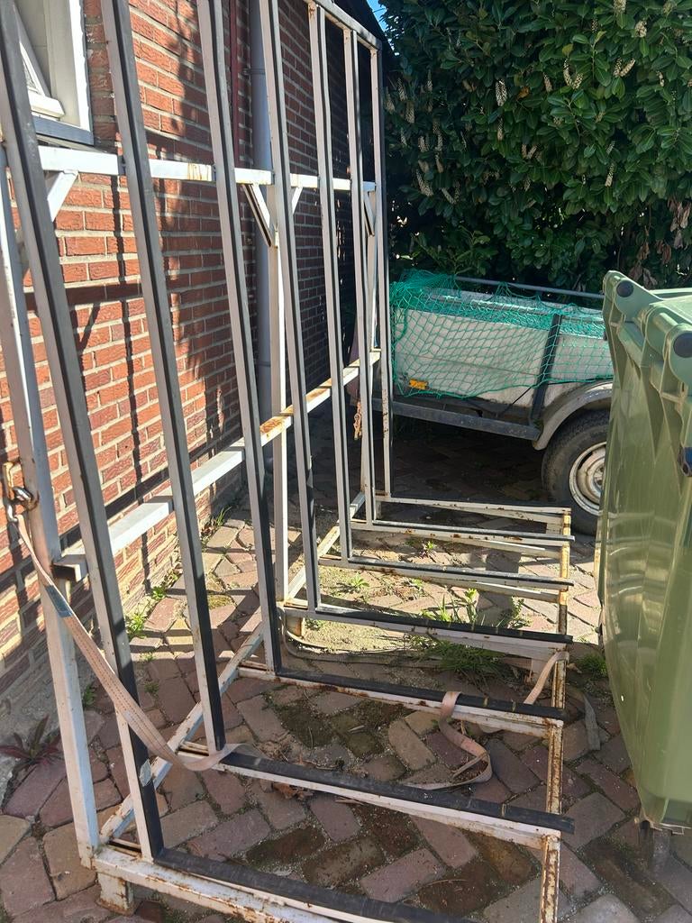 Glasbok h2100 b1000 l2200, Doe-het-zelf en Verbouw, Glas en Ramen, Gebruikt, 80 tot 120 cm, Overige typen, 160 cm of meer