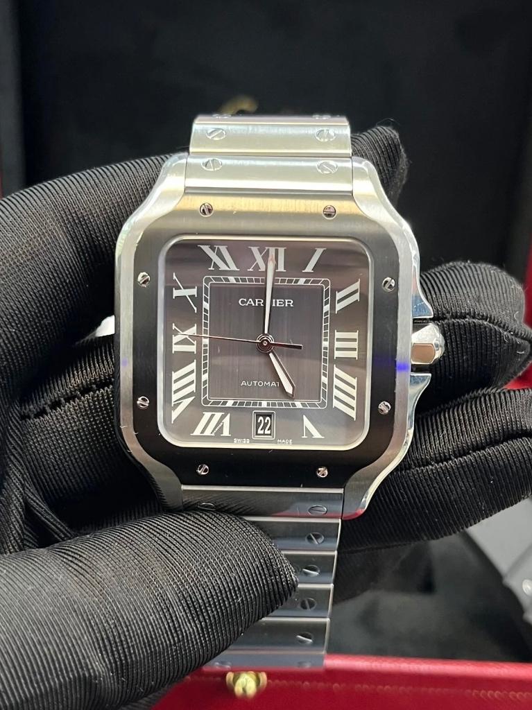 Cartier santos, Overige merken, Staal, Polshorloge, Overige materialen