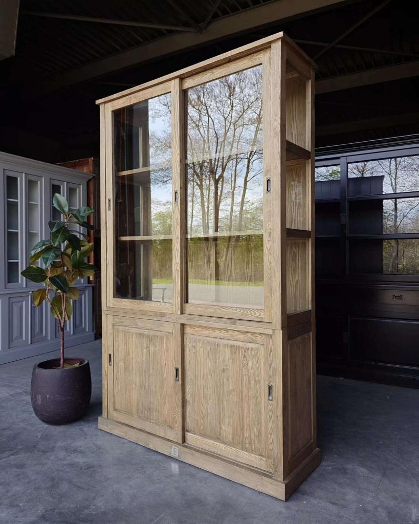 Hoge Vitrinekast | Smalle Buffetkast | Eyecatcher! #0018, Niet ingevuld, 100 tot 150 cm, 200 cm of meer, Niet ingevuld