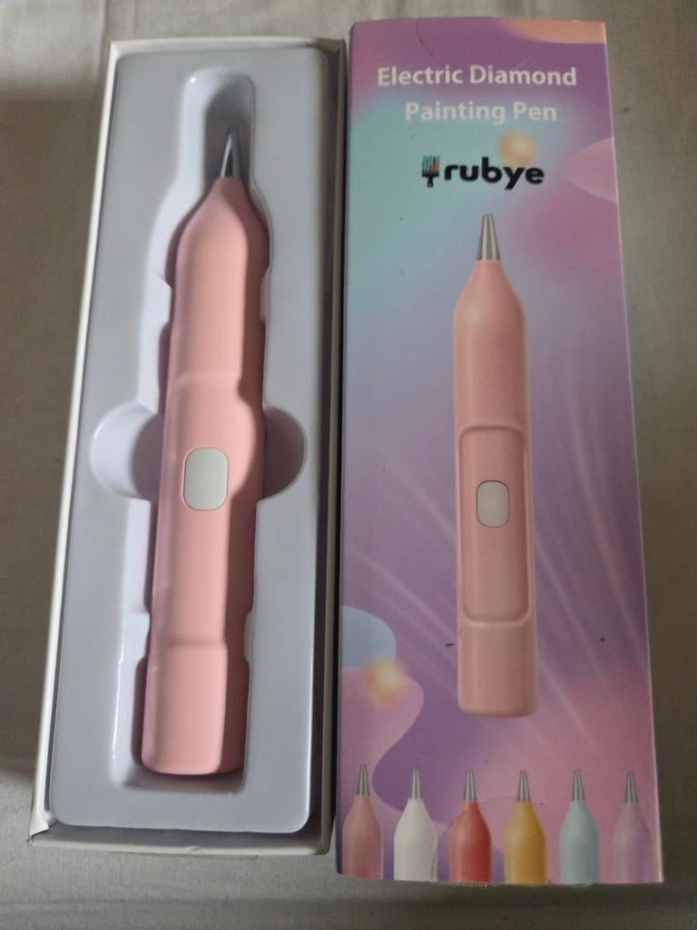 Rubye Elektrische Diamond Painting Pen - Nieuw, Hobby en Vrije tijd, Schilderen, Ophalen of Verzenden