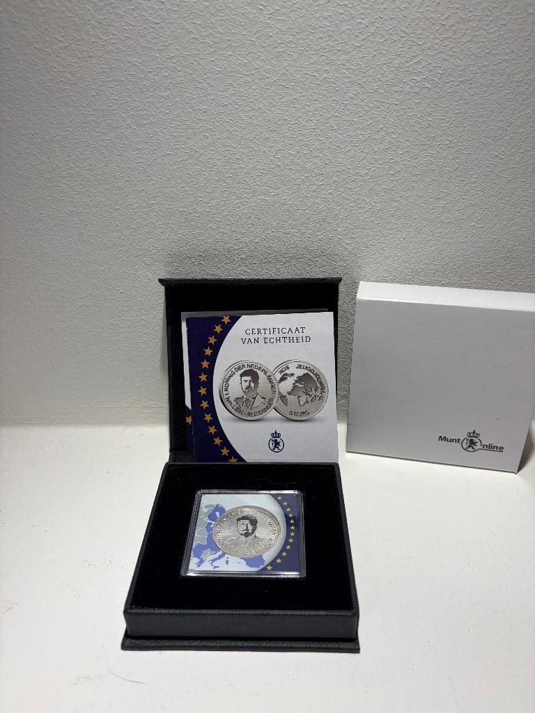 NOS Jeugdjournaal zilveren vijfje, Verzenden, Koningin Beatrix, Zilver, Euro's