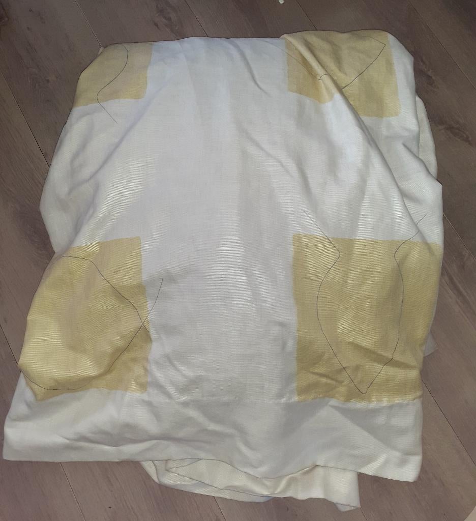 Zeer mooie luxe creme kleurige gordijn van kendix, Ophalen of Verzenden, Zo goed als nieuw, 200 cm of meer