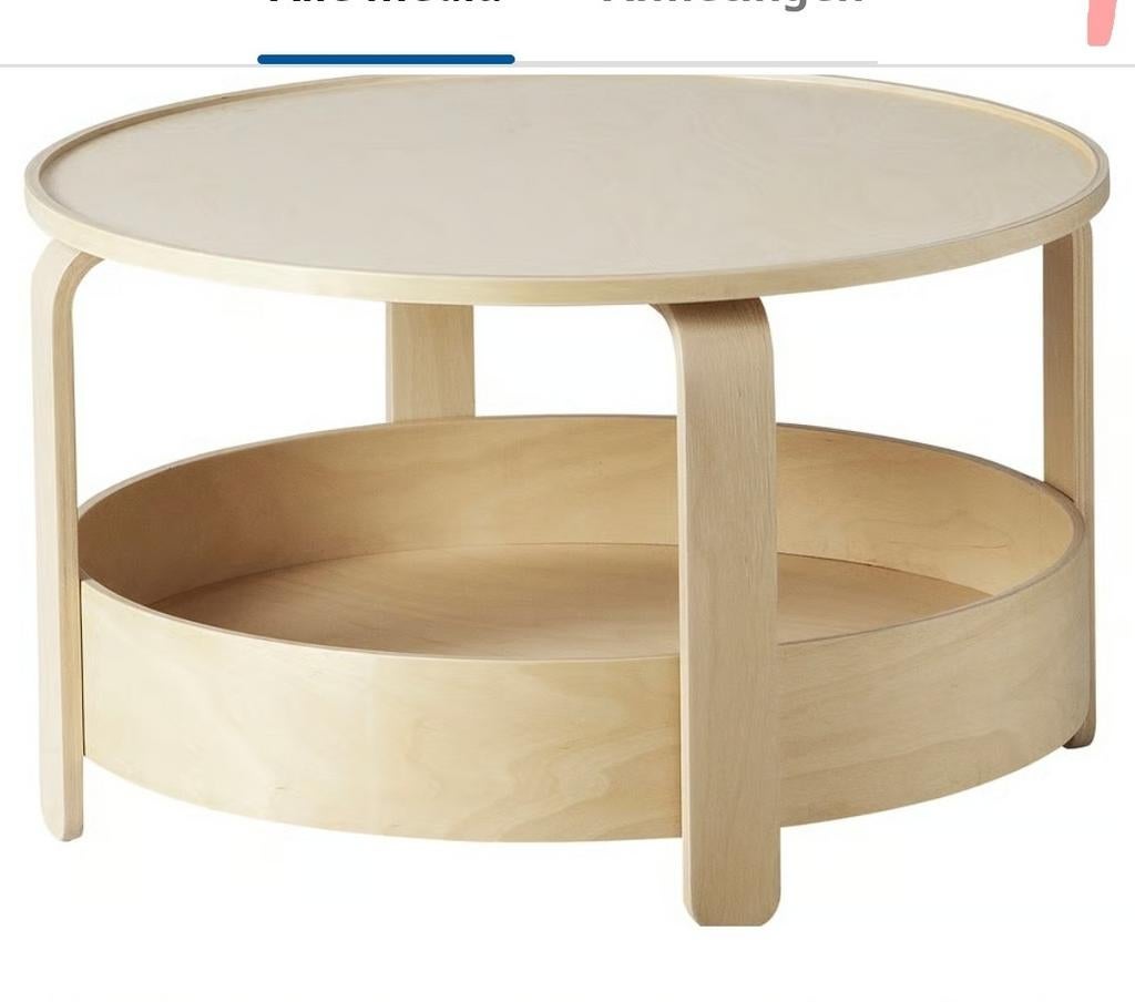 Salon tafel ikea borgeby, Huis en Inrichting, Tafels | Salontafels, 100 tot 150 cm, Minder dan 50 cm, Rechthoekig, 50 tot 100 cm