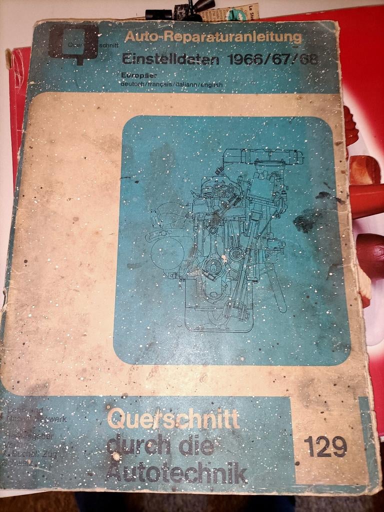 Werkplaatshandboek afstel gegevens oldtimer, Ophalen