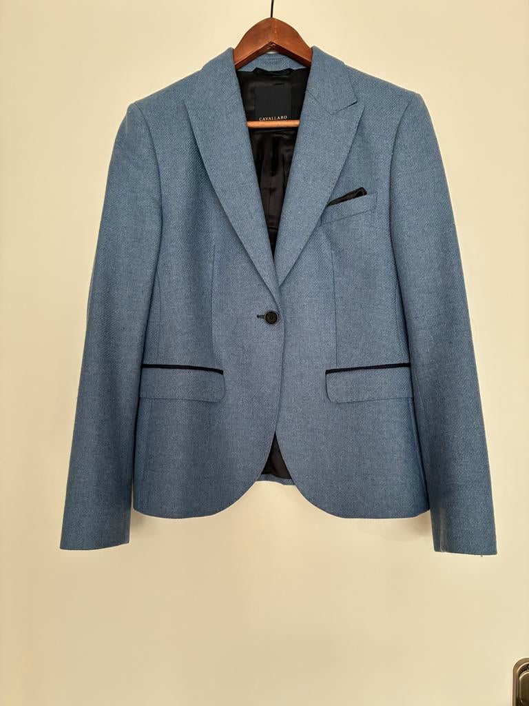 Cavallaro Napoli Blazer - Stijlvol Blauw Jasje, Blauw, Ophalen of Verzenden, Zo goed als nieuw, Jasje