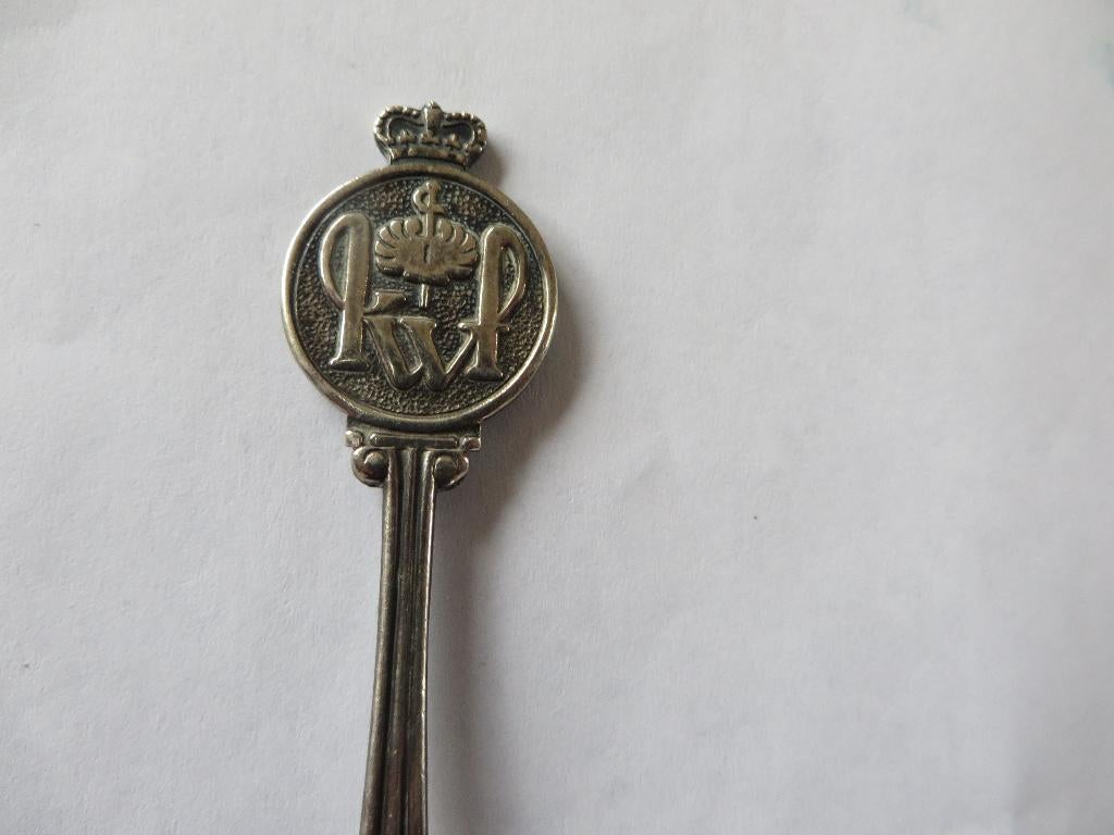 Lepeltje KWF gemerkt Zilverstad, Ophalen of Verzenden