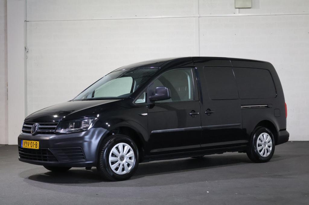 Volkswagen Caddy 2.0 TDI L2 H1 Maxi Airco Navigatie 2x Schui, Stof, Gebruikt, Euro 6, 4 cilinders