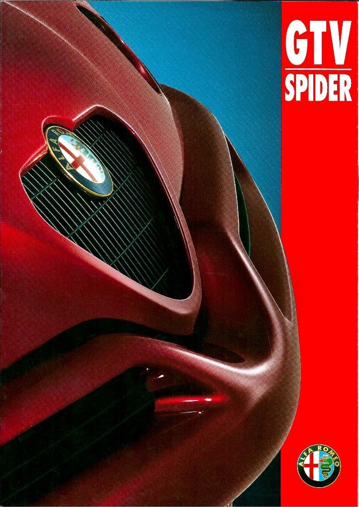 Folder Alfa Romeo Spider en GTV 1995, Boeken, Auto's | Folders en Tijdschriften, Gelezen, Alfa Romeo, Ophalen of Verzenden