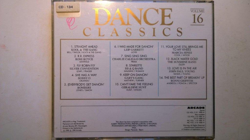 Dance Classics Volume 16, Cd's en Dvd's, Cd's | Verzamelalbums, Ophalen of Verzenden, Zo goed als nieuw, Dance