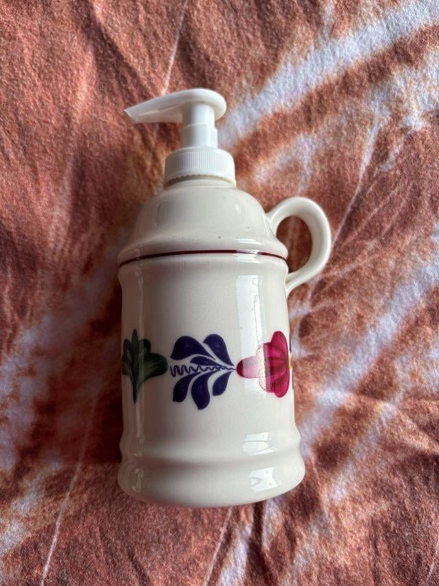 Boerenbont zeeppompje met oor Boerenbond, Gebruikt, Overige typen, Ophalen of Verzenden, Aardewerk