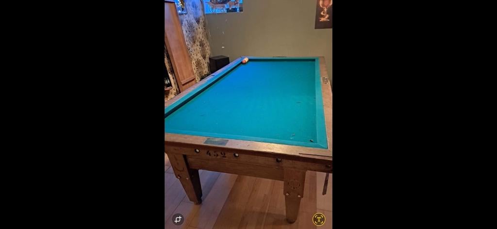 Cafe Biljart, Sport en Fitness, Biljarten en Poolen, Ophalen, Gebruikt, Biljarttafel