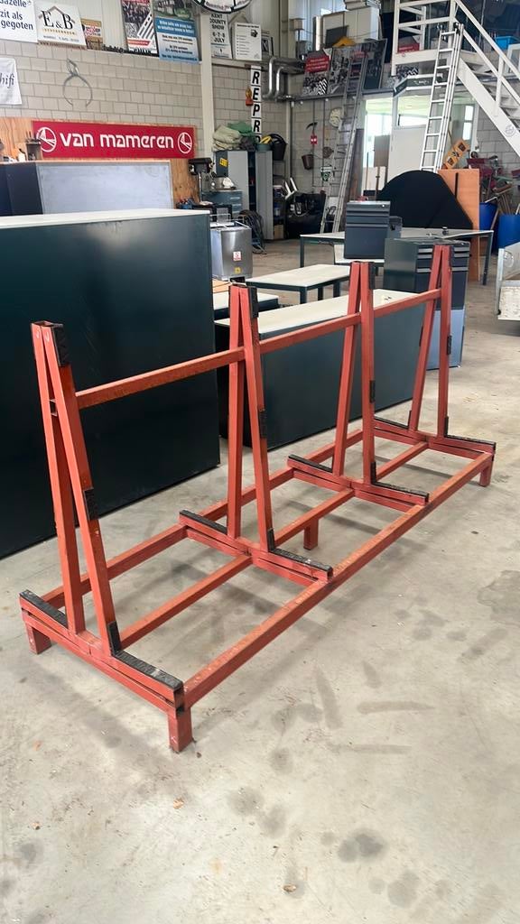 Glasbok glasrek transportbok transportrek kozijnbok, 100 liter of meer, Ophalen, Zo goed als nieuw, Overige typen