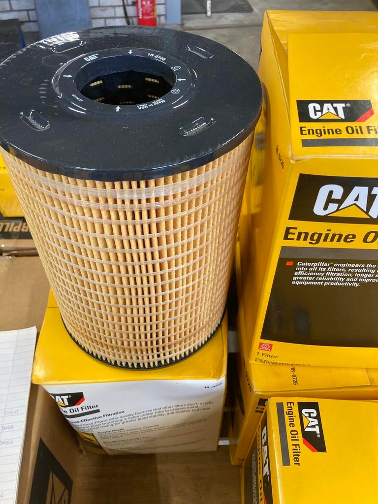 6 Nieuwe Caterpillar Motor Oliefilters - 1R-0726, Ophalen of Verzenden, Nieuw, Overige automerken