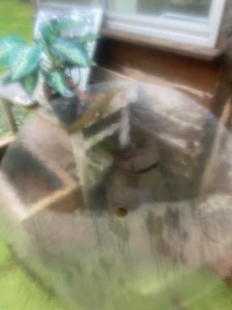 Glazen plaat voor tafel of bescherming, Ophalen, Gebruikt, 50 tot 100 cm, Glas