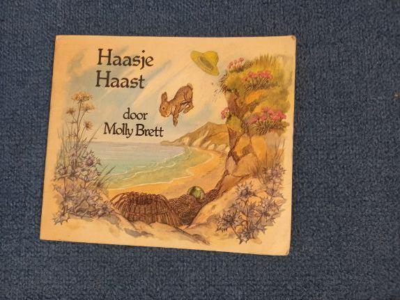 haasje haast- molly brett prentenboek uit 1978, Ophalen of Verzenden, Gelezen, Fictie algemeen