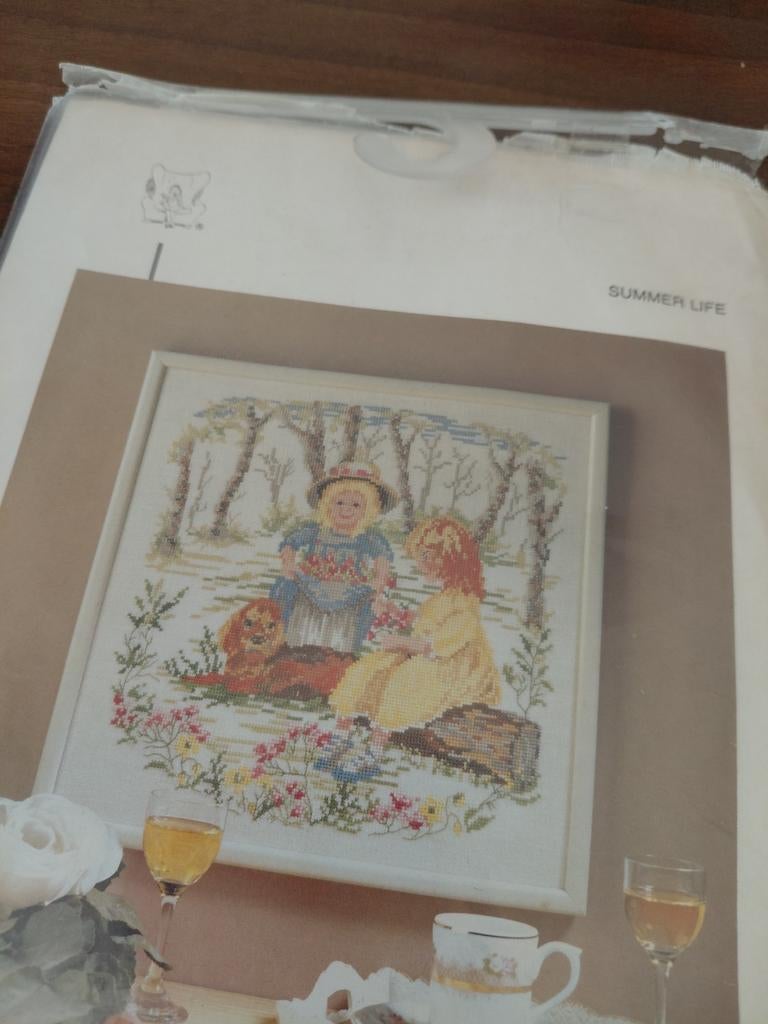 Borduurpakket - Summer Life, Hobby en Vrije tijd, Borduren en Borduurmachines, Ophalen of Verzenden, Nieuw, Borduurpakket