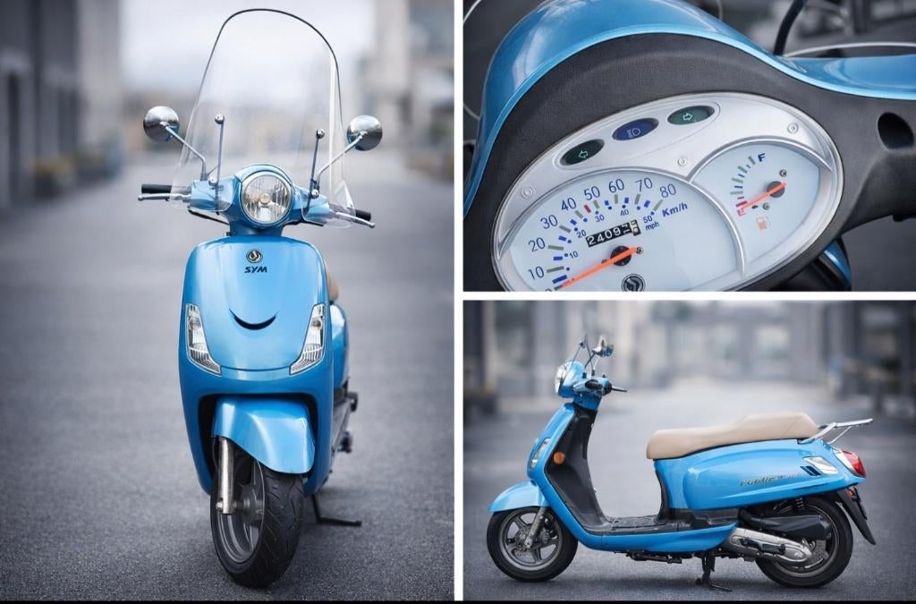 SYM Fiddle II 50S – De Ultieme Stadsscooter, Fietsen en Brommers, Scooters | SYM, Ophalen, Gebruikt, Maximaal 45 km/u, Benzine