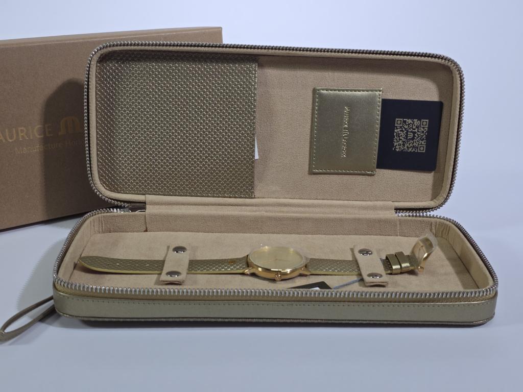 Maurice Lacroix Eliros - Sunshine - Special Edition - 40mm, Leer, Staal, Polshorloge, Niet ingevuld