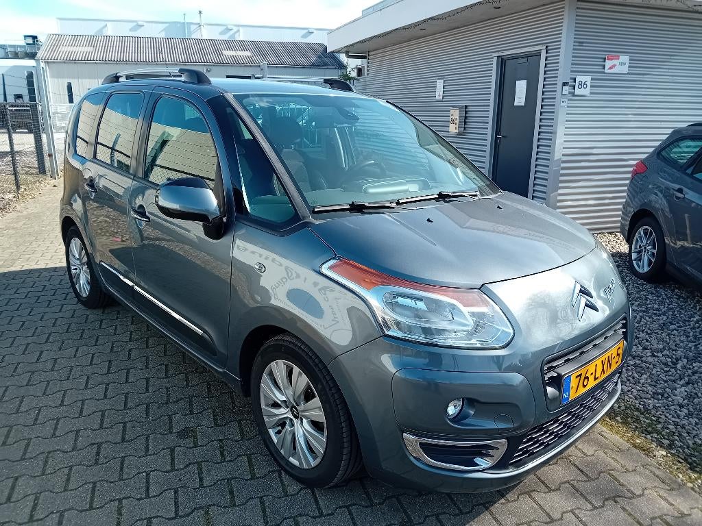 Citroën C3 Picasso 1.6 VTI 2010 KEURIGE AUTO! 126DKM!!, Voorwielaandrijving, Euro 5, Stof, Zwart