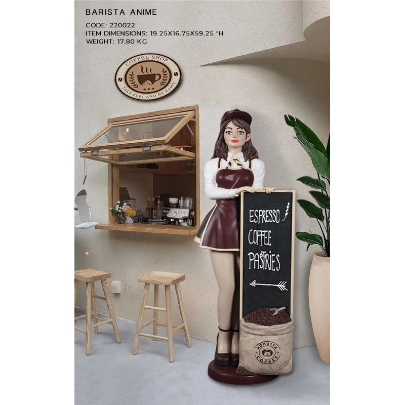 Butler Barista Anime150 cm – Koffie Ober Barista
