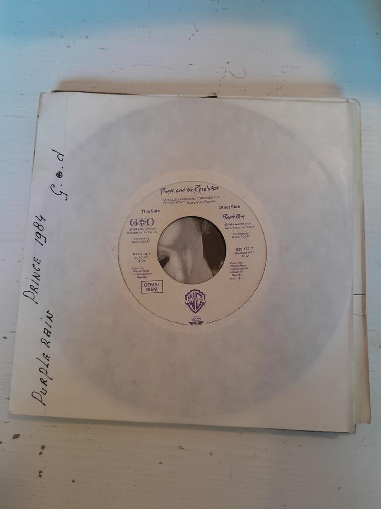 Prince and the revolution 7inch purple rain, Ophalen of Verzenden, Zo goed als nieuw, Pop