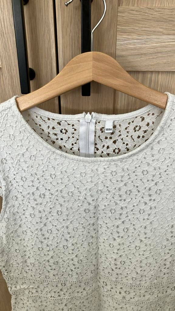 Bruidsjurk / doopjurk kant maat 158/ 164, Kinderen en Baby's, Ophalen of Verzenden, Gebruikt, Meisje, Jurk of Rok