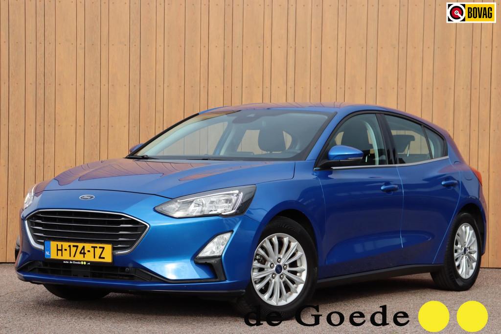 Ford Focus 1.0 EcoBoost Titanium Business orgNL trekhaak sto, 12 maanden, 125 pk, Gebruikt, Euro 6