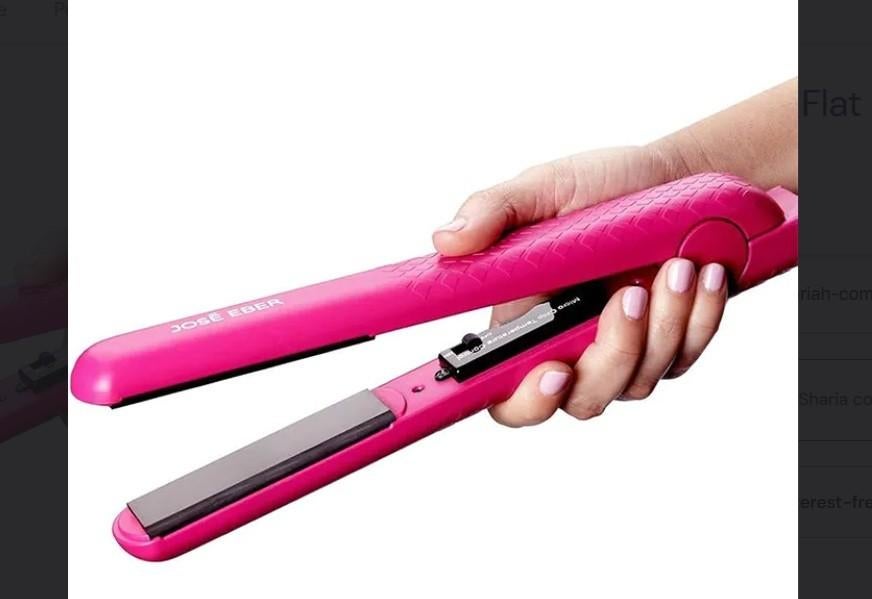 jose eber stijltang roze, Sieraden, Tassen en Uiterlijk, Uiterlijk | Haarverzorging, Verzenden, Zo goed als nieuw, Krultang of Stijltang