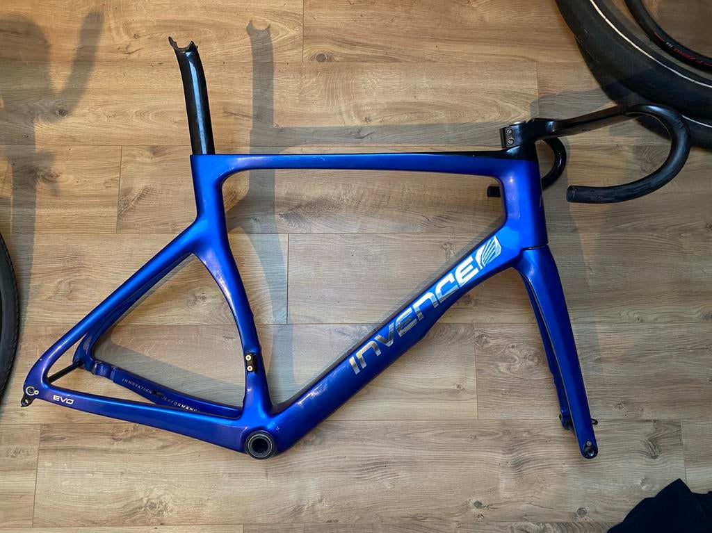 Invence Evo Custom Frameset 56, Fietsen en Brommers, Fietsen | Racefietsen, Gebruikt, Carbon, Meer dan 20 versnellingen, 53 tot 57 cm