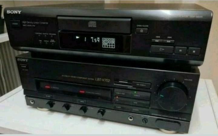 Sony stereo set versterker lbt-v702 + cd speler cdp-m205, Ophalen of Verzenden, Sony