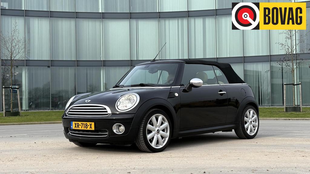 Mini Mini Cabrio 1.6 Cooper, Auto's, Mini, Gebruikt, Beige, 4 cilinders, Cabriolet