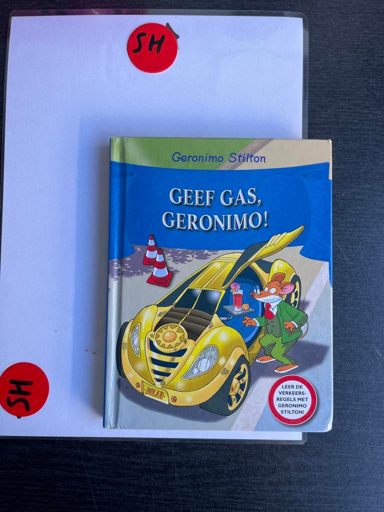 Geronimo Stilton: Geef Gas, Geronimo! (Verkeersregels), Boeken, Ophalen of Verzenden, Zo goed als nieuw, Fictie algemeen