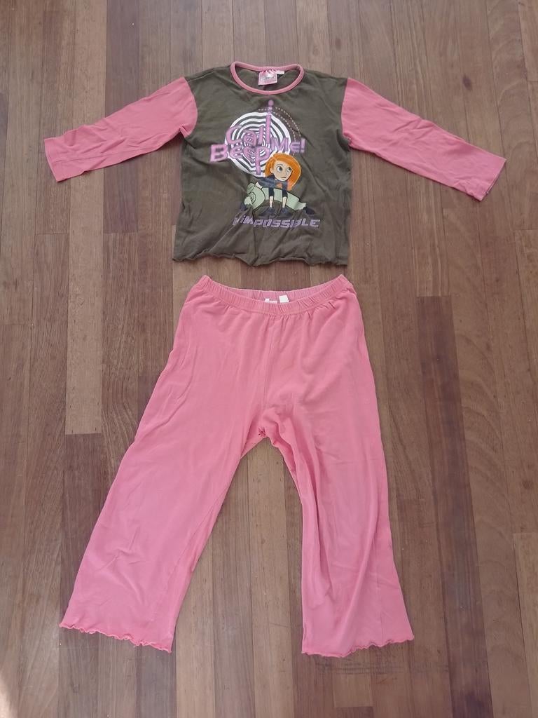 Kim Possible pyjama maat 110/116, Kinderen en Baby's, Kinderkleding | Maat 110, Disney, Nacht- of Onderkleding, Gebruikt, Meisje