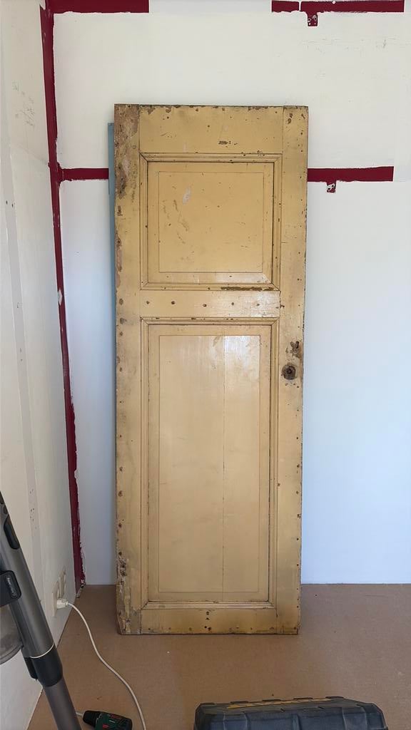 Antieke binnen deur, Ophalen, Gebruikt, Minder dan 80 cm, Binnendeur
