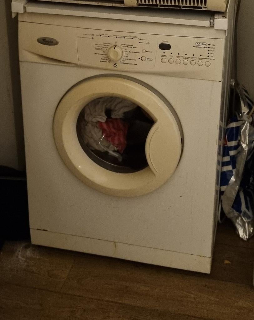 Whirlpool wasmachine, Ophalen