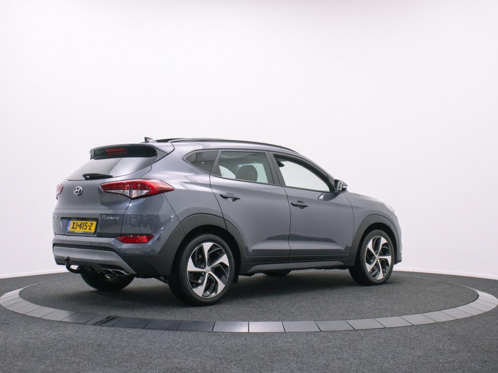 Hyundai Tucson 1.6T 177pk 4WD Anniversary Automaat | Trekhaa, 12 maanden, Stof, Gebruikt, 4 cilinders
