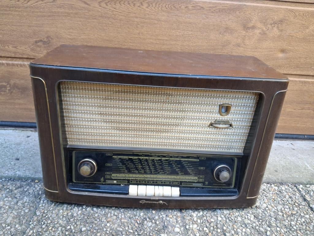Vintage Grundig Radio - Klassieke Buizenradio, Ophalen of Verzenden, Gebruikt, Radio