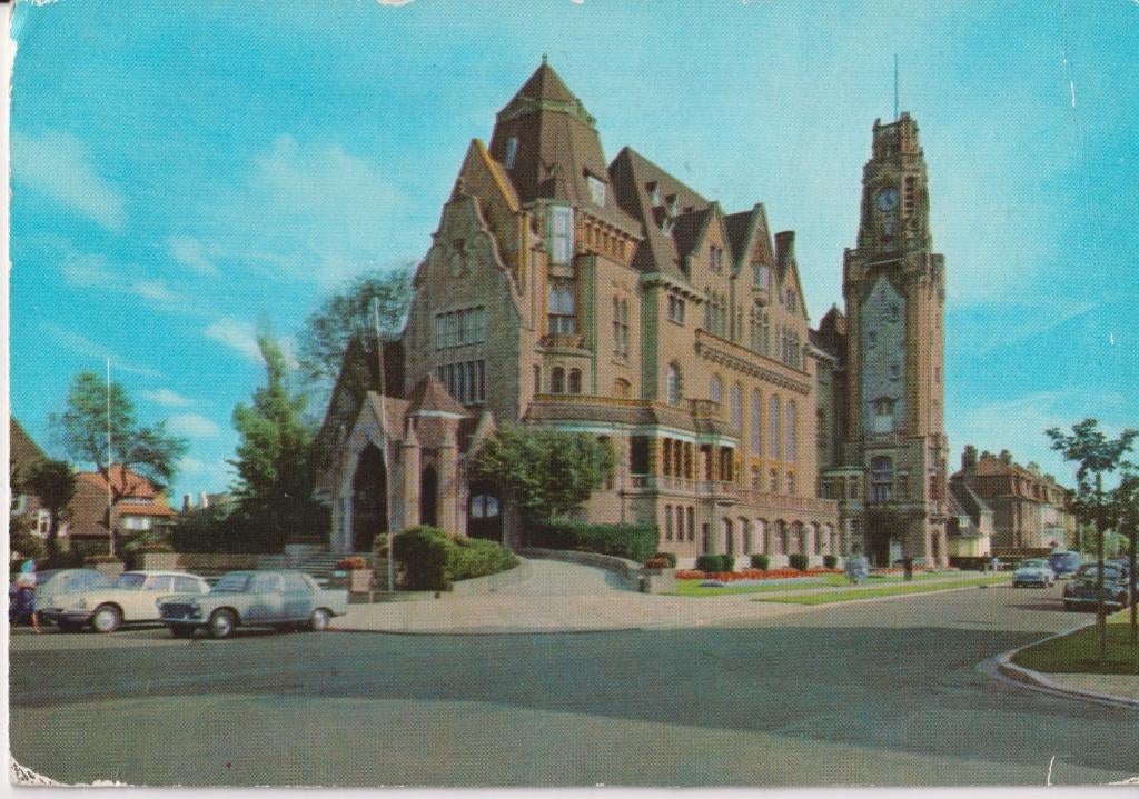 Frankrijk, Le Touguet met auto's Citroen DS, Peugeot 404, Ophalen of Verzenden, 1960 tot 1980, Gelopen, Frankrijk