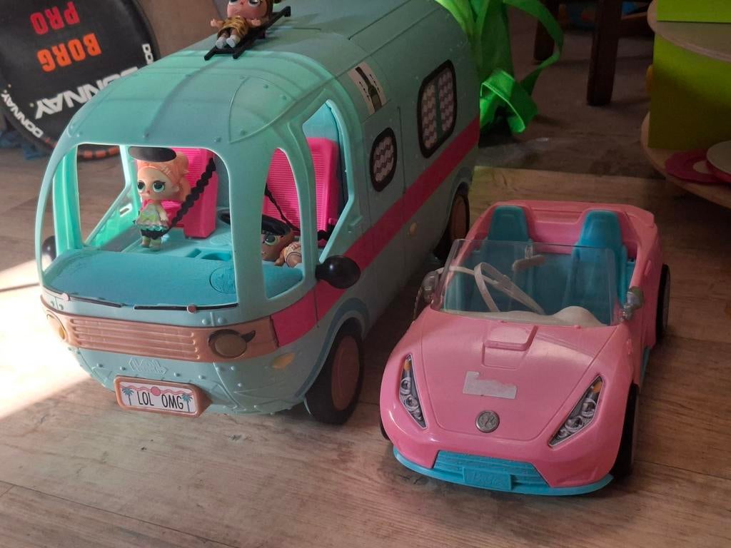 Lol camper barbieauto en lol poppen, Ophalen, Overige merken