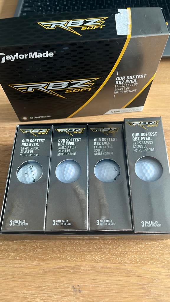 Taylormade RBZ golfballen NIEUW 12x, Ophalen of Verzenden, Nieuw, Bal(len)