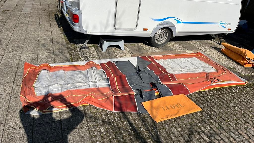 VOORTENT+LUIFEL van GERJAK, complete set. Omloopmaat 875, Ophalen, Gebruikt