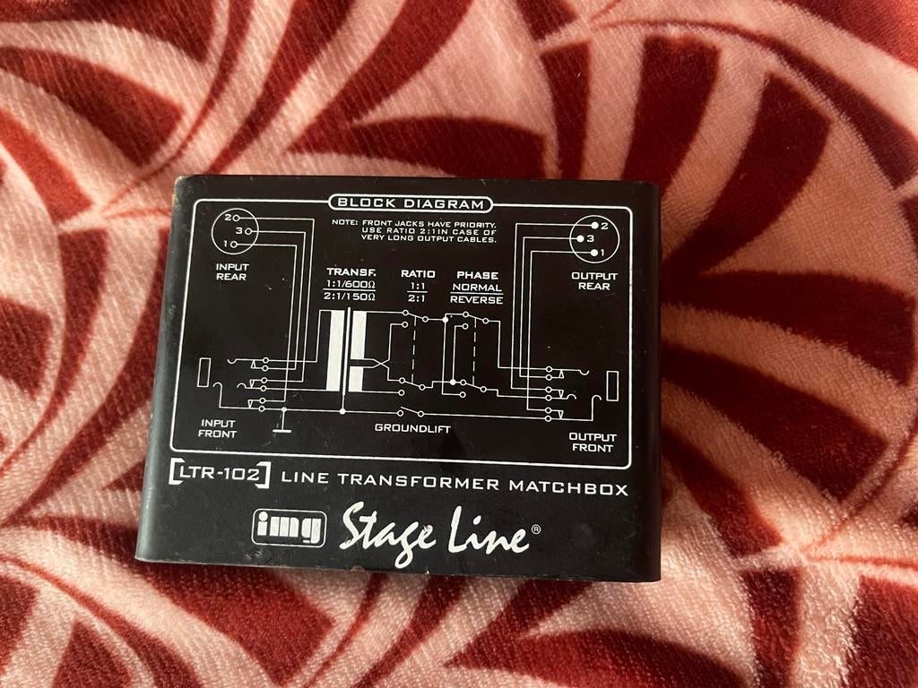 Stage Line Line Transformer Matchbox LTR-102, Ophalen, Gebruikt, Overige typen