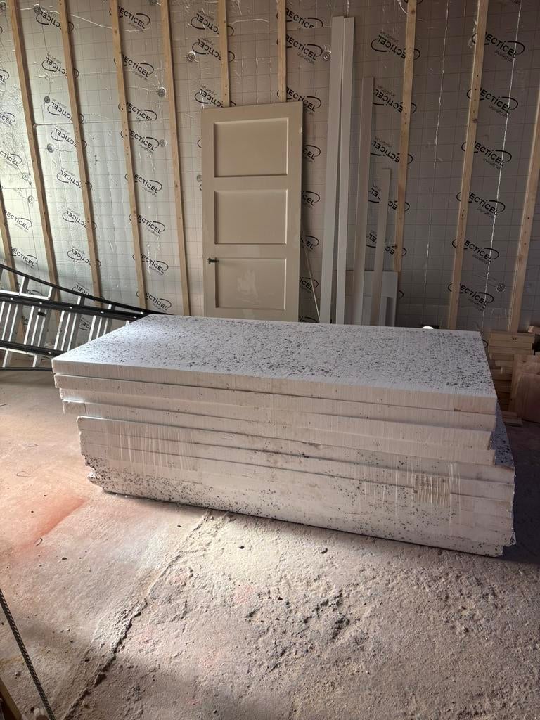 Nieuwe EPS tempex platen 200 cm x 100 cm, 7 cm dik, Ophalen, 4 tot 8 cm, Nieuw, 15 m² of meer