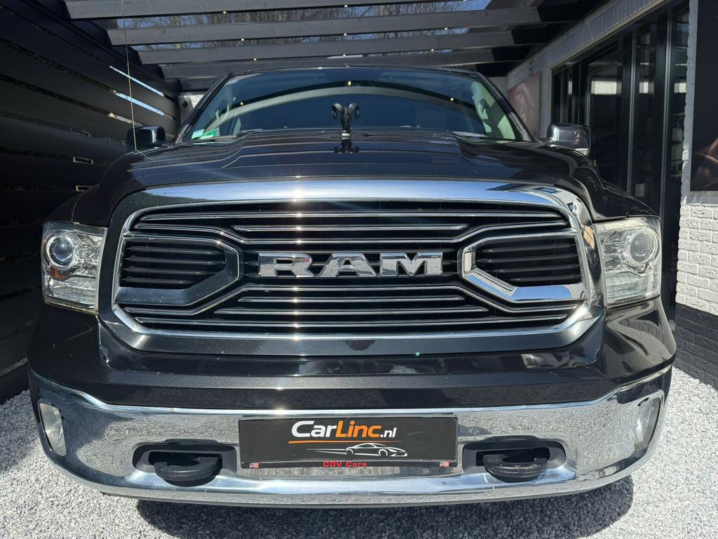 Dodge Ram 1500 5.7 V8 | LONGHORN | 1E EIGENAAR | FULL OPTION, Auto's, Gebruikt, 8 cilinders, Zwart, Vierwielaandrijving