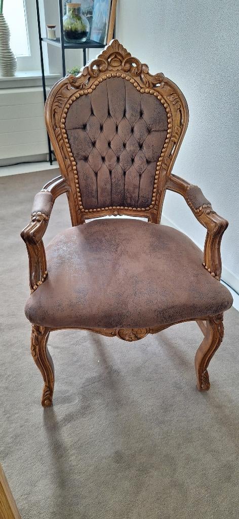 4 barok baroque fauteils classic, Huis en Inrichting, Ophalen, Barok, Minder dan 75 cm, Zo goed als nieuw