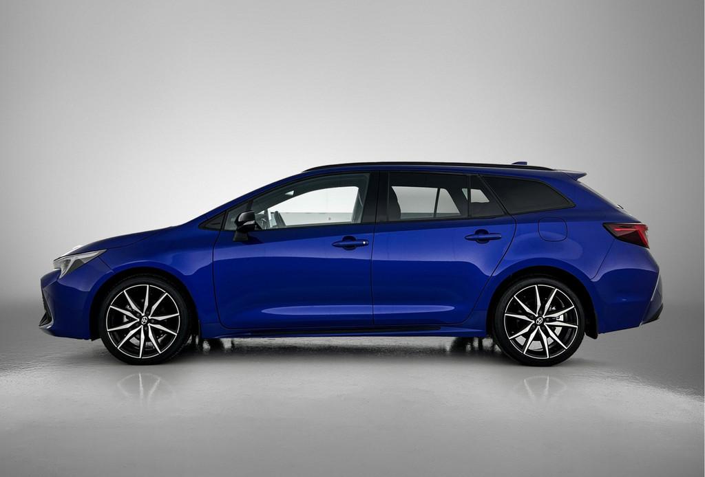 Toyota Corolla Touring Sports Hybrid 140 GR Sport | Navigati, Auto's, Toyota, 12 maanden, 450 kg, 4 cilinders, Blauw
