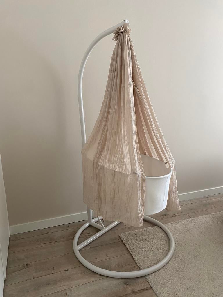 Leander hangwieg incl. poot en 2 hemeltjes, Kinderen en Baby's, Babywiegjes en Ledikanten, Ophalen, Wieg