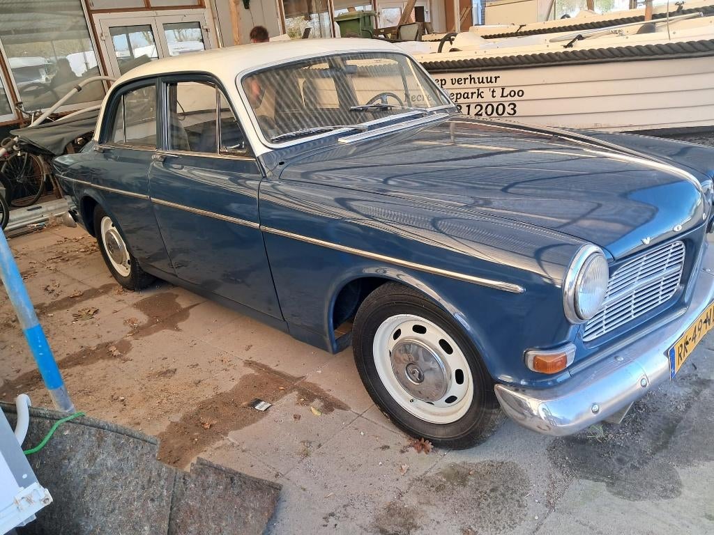 Volvo Amazone 1966 auromaat, Auto's, Automaat, 4 cilinders, Blauw, Leder en Stof