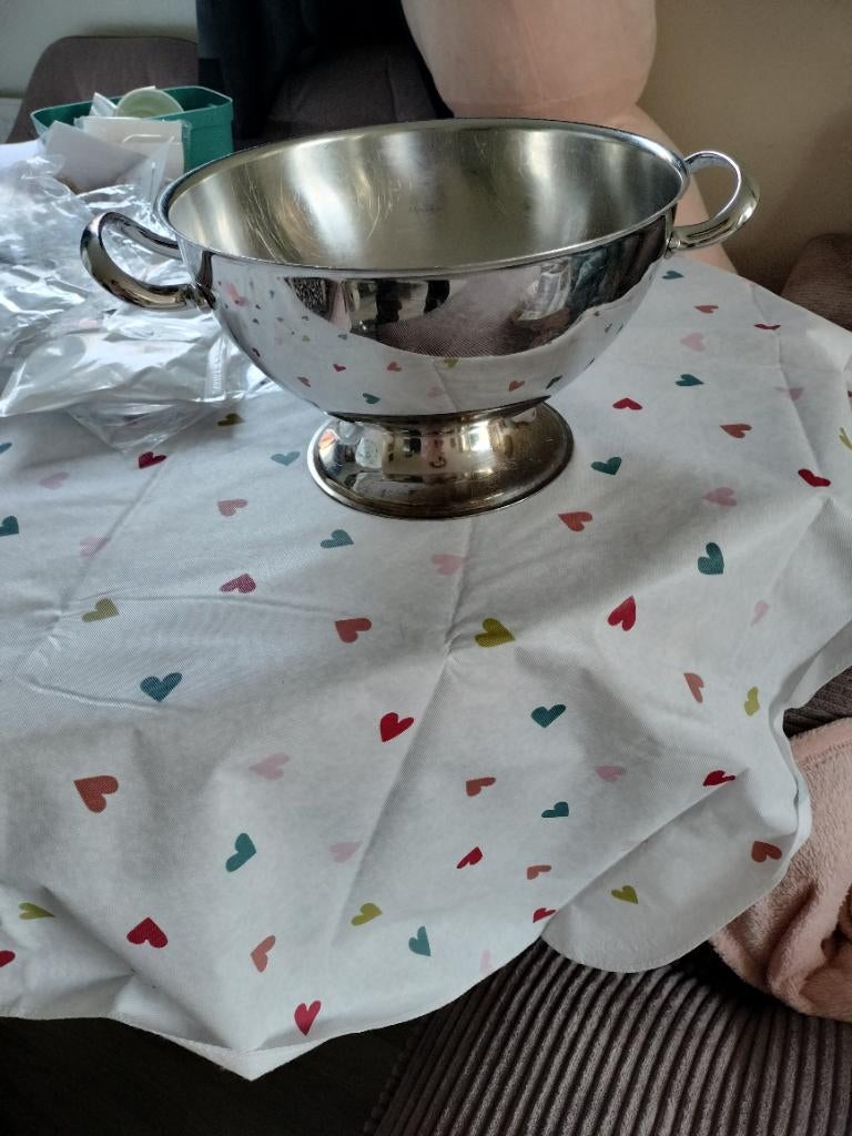 Schaal (soepterrine) Alessi, Ophalen of Verzenden, Gebruikt, Rvs, Overige typen