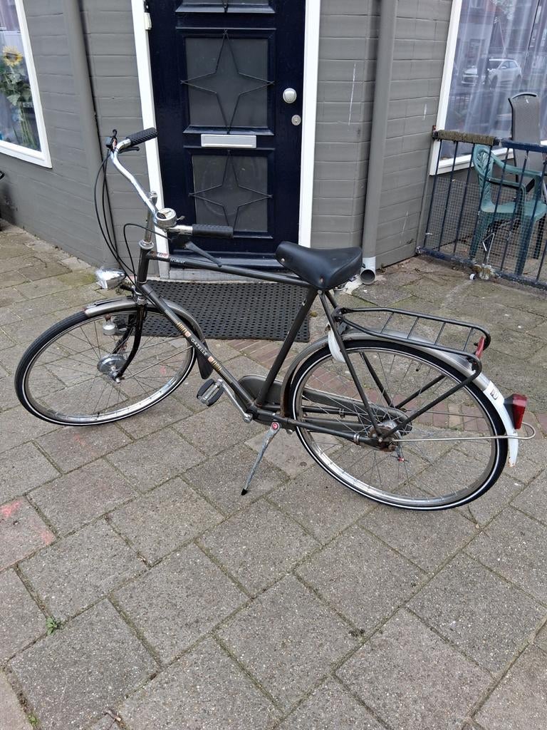 Gazelle herenfiets framemaat 60/28.3vers.  78.00 euro., Ophalen, Gebruikt, Versnellingen, 57 tot 61 cm